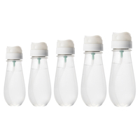 Grand stock – Flacon aérosol léger en PET de 90 ml, pulvérisation continue, sans fuite ni fissure, idéal pour les voyages, les cosmétiques et les brumes médicinales