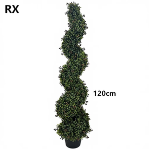 <span class=keywords><strong>Albero</strong></span> a Spirale di Bosso Artificiale 120cm, Pianta Artificiale per <span class=keywords><strong>Giardino</strong></span>, Casa, Matrimoni, Interni, Portico, Decorazione Esterna - Product Image 2
