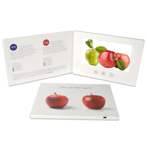 <span class=keywords><strong>Personalizado</strong></span> Digital de 7 pulgadas libro carpeta postal música tarjeta de <span class=keywords><strong>Video</strong></span> de catálogo de pantalla Lcd <span class=keywords><strong>para</strong></span> <span class=keywords><strong>cumpleaños</strong></span> - Product Image 5