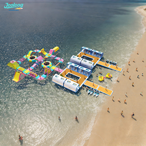 Nieuw ontwerp, hoge kwaliteit, recreatief eiland zwembadplatform, opblaasbaar dok met watersportarena - Product Image 6