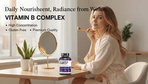 Tabletas de Complejo de Vitamina <span class=keywords><strong>B</strong></span> con B1/B2/B3/B5/B6/B12, Ácido Fólico y Biotina, Sin Gluten, Sin OMG, 60 Tabletas, Suplemento Alimenticio, OEM/ODM - Product Image 5