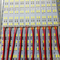 DC 12V Commercial Bar LED Strip 5730 72leds 144leds DC24V LED Dur Lumière Pour Fenêtre Armoire