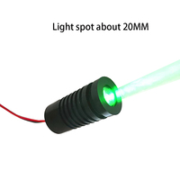 Module laser vert de haute qualité 532 nm 50 mW, faisceau grossier, faisceau large, effet KTV, lumière laser verte, lampe laser, bricolage