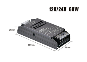 تحويل التيار الكهربائي Dc12v 24v 60w 100w 150w 200w 250w 300w 400w ثابت الحالية الجهد المستمر كافية الطاقة - Product Image 3