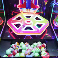 Funspace Machine de jeu d'arcade à monnayeur pour espace de jeux intérieur, jeu de récompense 'Attrape la balle' avec tickets