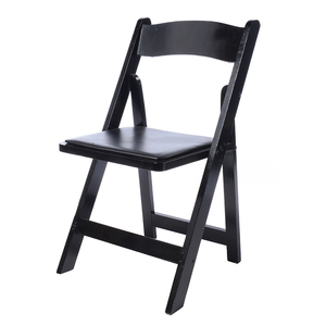 Silla Plegable de Madera Acolchada al por Mayor, Estilo Casual, Silla Plegable para Banquetes, Eventos, Fiestas, Bodas - Product Image 4