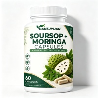 Capsules d'extrait de Graviola et de Moringa en marque blanche OEM – Capsules de Corossol et de Moringa pour stimuler l'énergie