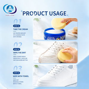 Baume détachant Daan Premium 330g à action profonde avec brosse de nettoyage offerte pour chaussures blanches et cuisinières - Product Image 5