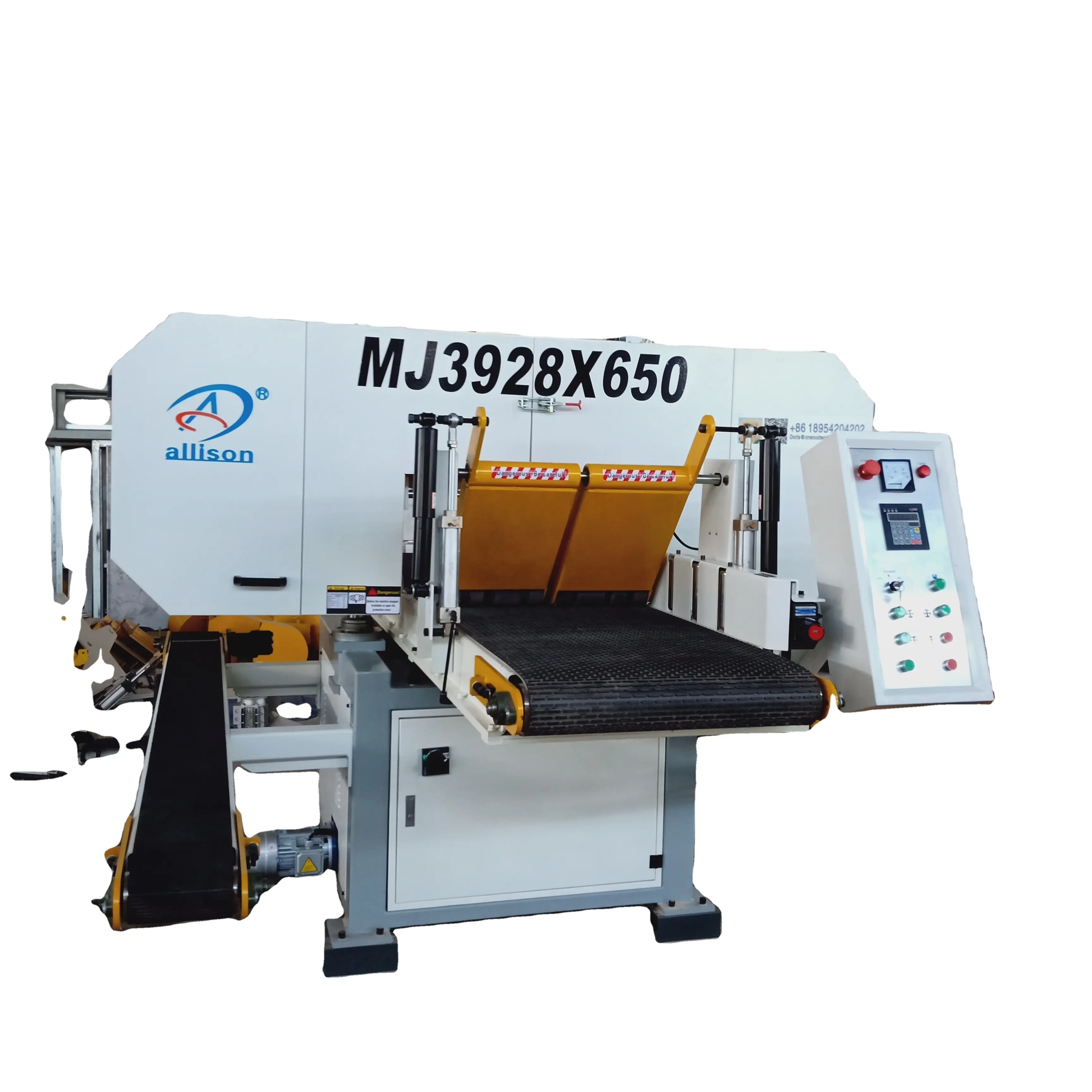 MJ3928*650 heavy duty automatic woodworking horizontal band saw machine