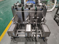 Laveur de fûts semi-automatique électrique à 2 têtes et 3 réservoirs, contrôlé par PLC, avec garantie d'un an, facile à utiliser