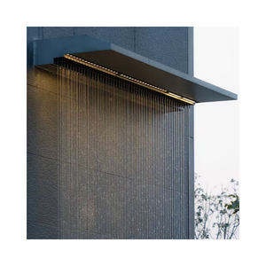 Rideau d'eau mur d'eau maison verre artificiel cascade décoration fontaine <span class=keywords><strong>de</strong></span> <span class=keywords><strong>jardin</strong></span> - Product Image 3