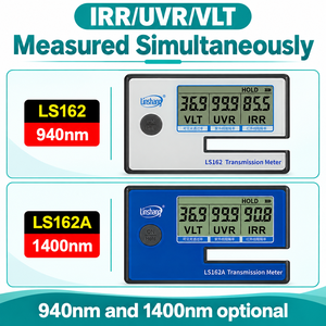Linshang LS162A Mètre de mesure de la teinte des fenêtres 3-en-1 pour tester la transmission des ondes UV 365 nm et des ondes IR 1400 nm - Product Image 2