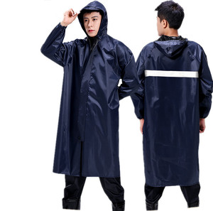 Impermeable <span class=keywords><strong>de</strong></span> PVC Oxford <span class=keywords><strong>de</strong></span> Alta Calidad, <span class=keywords><strong>Poncho</strong></span> Largo, Chaqueta Impermeable, Ropa <span class=keywords><strong>de</strong></span> Trabajo Reflectante para Trabajadores al Aire Libre - Product Image 2