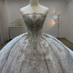 Lsjj132 Bohemian Embroidered Appliques <b>Wedding</b> Dresses Bridal Gowns Sexy Backless Sweetheart Neck Ball Gown Floor-Length Chapel - Product Image 3