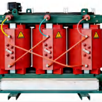 Transformateur de puissance à retour de charge en plastique 3 phases 50/60Hz 10/11 kV, type sec, bobinage en cuivre pour bobine circulaire 100 kVA jusqu'à 2500 kVA