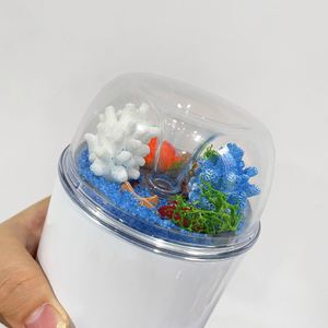 Vaso Térmico de Doble Pared con Tapa de Cúpula DIY para Figuras de Resina Pequeñas, 10oz, 22oz, 20oz - Product Image 5
