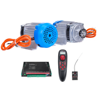 Moteur électrique CC sans balais 350W-1500W 25H-70H 48V, kit moteur pour VTT, kit moteur central pour tricycle électrique