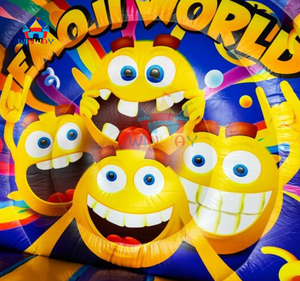 Château gonflable Smile - Château gonflable coloré de qualité commerciale pour les locations de fêtes et les événements pour enfants - Product Image 6