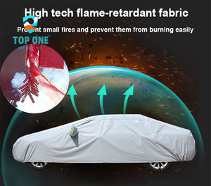 TopOne extérieur intérieur pliant pluie neige Protection pare-soleil étanche berline Suv bâche de voiture - Product Image 3