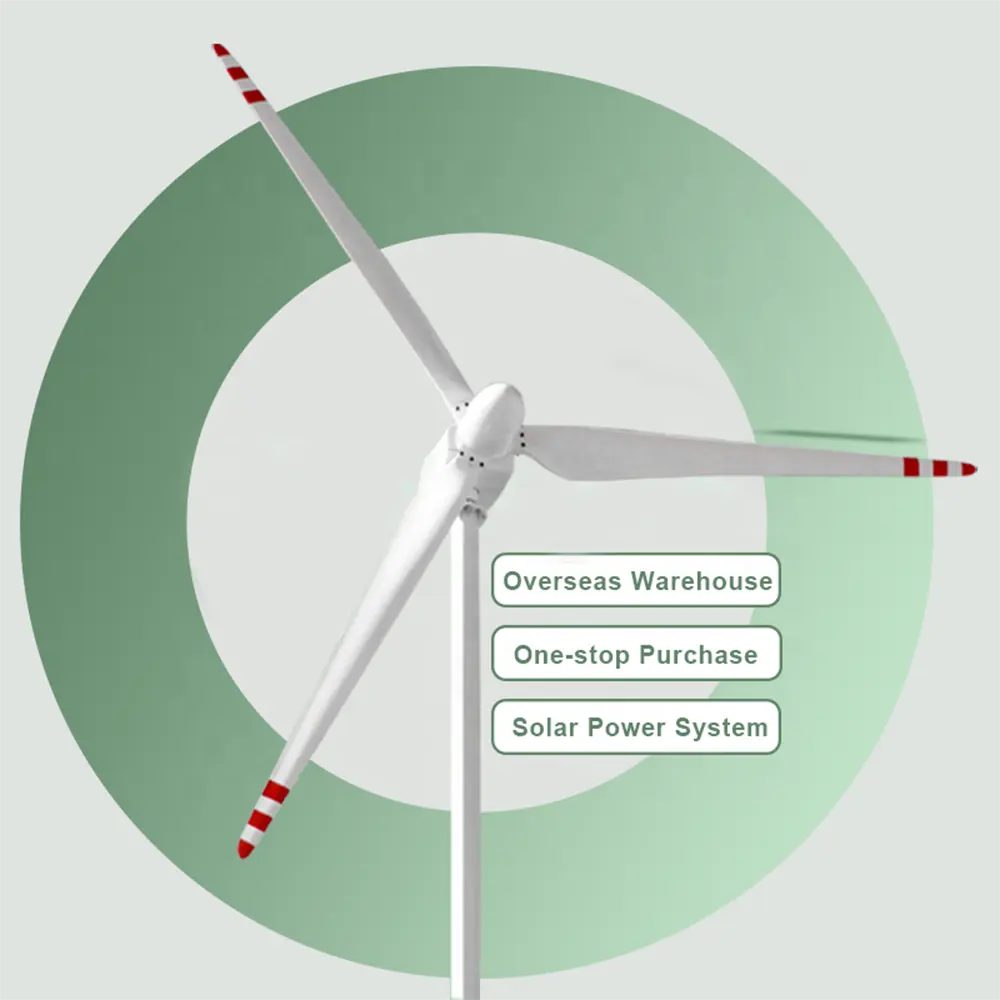 3KW 5KW 10KW 15KW 20KW 30KW turbina eólica Eólica generador Sistema de molinos de viento turbina eólica Horizontal