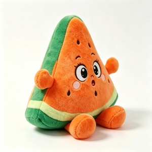 Peluche de sandía personalizado, peluche de rebanada de sandía, peluche de fruta, lindo peluche de sandía - Product Image 2
