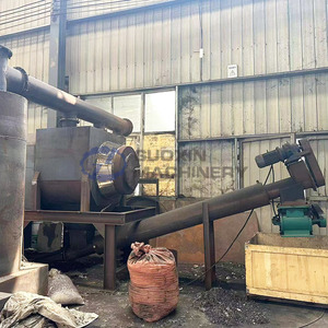 Vỏ dừa cọ mía bã mía băm nhỏ carbonization đúc than dây chuyền sản xuất than bánh Máy làm - Product Image 5