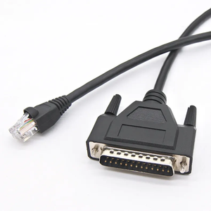 Nhà sản xuất cáp Nam đến Nam để nữ 8P8C RJ45 để DB9 RJ45 để DB25 RS232 nối tiếp giao diện điều khiển cáp mạng <span class=keywords><strong>Cat5</strong></span> cáp <span class=keywords><strong>Ethernet</strong></span> - Product Image 1
