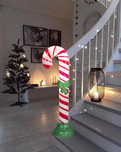 Candele Luminose a Forma di Caramella per Decorazioni Natalizie da Esterno, Vendita Calda 2022 - Product Image 2