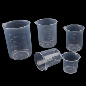 50ml 100ml 150ml 200ml <strong>250ml</strong> 300ml 500ml High Quality Clear Graduated Measuring Cups Chemical <strong>Laboratory</strong> PP <strong>Plastic</strong> <strong>Beaker</strong> - Product Image 3