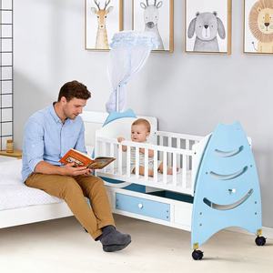 Lit simple en bois moderne JINS pour enfants, avec cadre élargi et coutures de sécurité, idéal pour chambre d'enfant, salon, école ou utilisation extérieure - Product Image 2