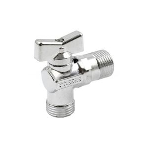 Robinet de machine à laver avec levier chromé 1/2 x 3/4 pour robinets de cuisine - Product Image 1