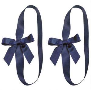 Lazo de Cinta Elástica para Decoración de Cajas de Regalo para Bodas, Eventos y Fiestas, Satén, Logotipo Personalizado, 10-15 Días, 100 Piezas/Bolsa, Venta al Por Mayor de Fábrica - Product Image 1