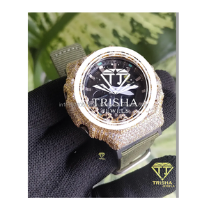 Reloj de Diamantes Moissanite de Alta Calidad para Hombre, Plata de Ley 925, Estilo Hip Hop, Reloj de Pulsera de Diseño, Joyería Personalizada - Product Image 2