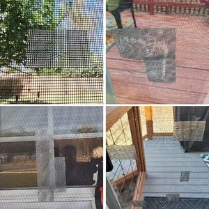 Ruban adhésif en fibre de verre auto-adhésif, ruban adhésif sensible à la pression <span class=keywords><strong>pour</strong></span> la réparation des moustiquaires de fenêtres et de portes en fibre de verre - Product Image 6