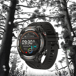 Reloj Inteligente KC82 con GPS para Exteriores, Asistente de Voz con IA, Monitoreo Deportivo y de Actividad Física, Brújula Barométrica, Frecuencia Cardíaca, Presión Arterial, IP67, Responde Llamadas - Product Image 3
