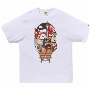 Nuova T-shirt Larga in Cotone Pesante a Maniche Corte con Stampa Cartoon <span class=keywords><strong>Squalo</strong></span> Camo, Stile Giapponese, di Tendenza Transfrontaliera, Collezione 2026 - Product Image 4