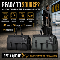 Sac de voyage personnalisé de grande taille avec compartiment pour ordinateur portable et design multi-positions pour les voyages d'affaires, les week-ends et les trajets quotidiens