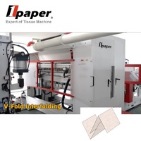 Machine à plier le papier entièrement automatique ONEPAPER, pliage en V intelligent, moteur à engrenages PLC, machine à plier le papier haute capacité 380V
