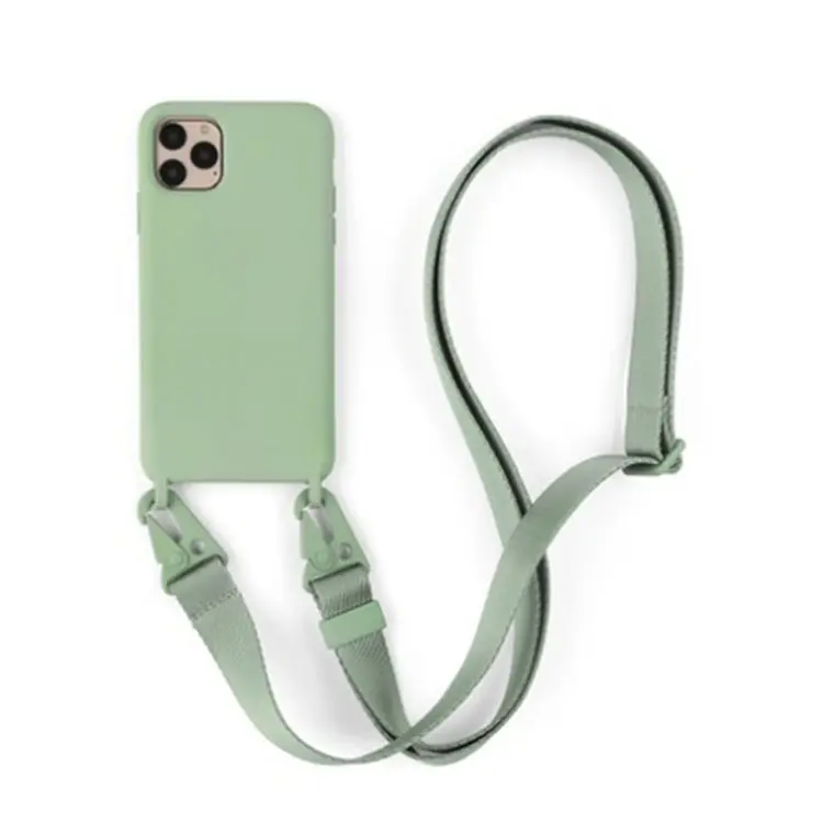 Protector mobile cover with crossbody lanyard case for iPhone 6 7 8 x xs xr xs max rope string silicone case for iPhone 13 12 11