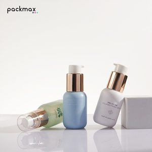 Custom 45ml PET Round Shoulder <b>Pump</b> <b>Bottle</b> for Sunscreen Primer Serum - Foundation Liquid Cosmetic Container - Product Image 5