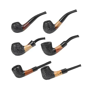 Luxury Small Rosewood Hot Sale Custom Wood Factory Direct Crafts Handmade Hand Wood Pipe