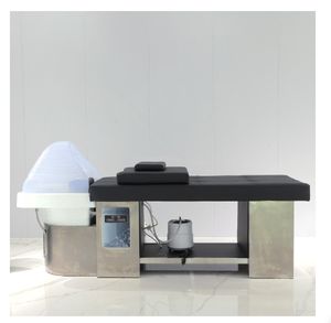 Salão mobiliário cosméticos cama transformável pedicure shampoo aço inoxidável perna spa massagem cabeça facial cabelo pé aquecedor vapor - Product Image 2