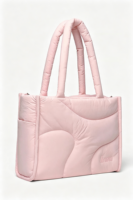 Sac à bandoulière matelassé et plissé avec poignée supérieure, personnalisable (couleur et logo), grand format, léger, pour activités de plein air et week-end