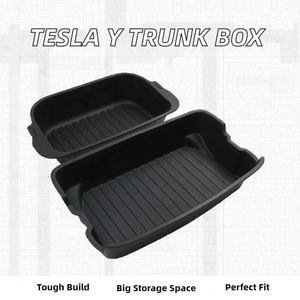 กล่องเก็บของท้ายรถแบบคู่ ABS รุ่นใหม่ยอดนิยม DEAO สำหรับ Tesla Model Y 2025+ Juniper (82x46.5x21ซม.) หมายเลข DEAO100001 - Product Image 2