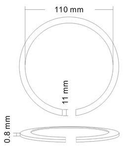 B-54 110*11*0.8mm bois incrustation <span class=keywords><strong>guitare</strong></span> autocollant <span class=keywords><strong>guitare</strong></span> acoustique son trou Rosette <span class=keywords><strong>pour</strong></span> <span class=keywords><strong>guitare</strong></span> accessoire - Product Image 2