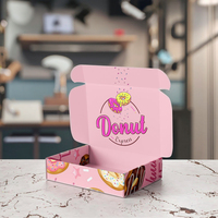 Boîtes à donuts en gros pour boulangeries avec logo, taille personnalisée, design unique, biodégradables, luxe, toutes tailles, boîtes en papier