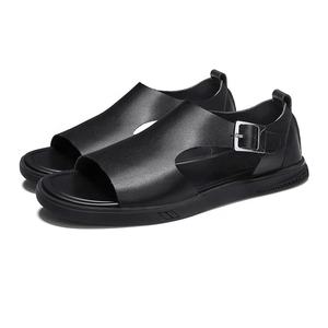 รองเท้าแตะหนังแท้ ระบายอากาศ สไตล์ลำลอง แฟชั่นฤดูร้อน รุ่นใหม่ สำหรับผู้ชาย - Product Image 2