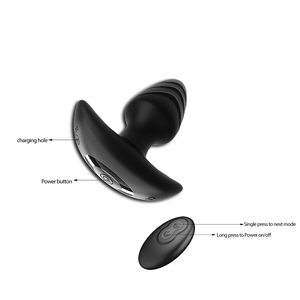 360&deg; Swinging Vibrating <strong>Anal</strong> <strong>Toys</strong> Male Butt Plug Vibrators <strong>Japan</strong> Remote Controlled <strong>Anal</strong> Plug <strong>Sex</strong> <strong>Toys</strong> for Men or Couples - Product Image 4
