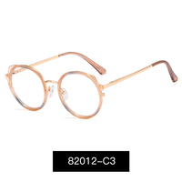 Nouveau Vintage lunettes rondes cadre femmes métal petit cercle forme lunettes clair optique lunettes Transparent lentille Spectacle Gafas