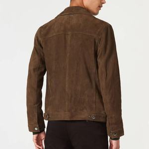 Vente flash, vestes bomber personnalisées pour moto, veste en cuir véritable, imperméable, logo personnalisé, veste en cuir pour homme - Product Image 4